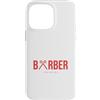 Fade Factory Barber Custodia per iPhone 14 Pro Max Forbici da barbiere, design a lettere, taglio fresco