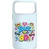 Funny Eighties 80s Costume Party Back to Custodia per iPhone 17 Pro Max Cassette Boombox Roller Skate Cube, stile retrò, stile vintage, anni '80