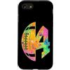 COOL FOOTBALL DESIGNS AND OUTFITS Custodia per iPhone SE (2020) / 7/8 NUMERO 4 ANNI CALCIO 4° COMPLEANNO