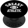 Sneaky Athletic Game Manager Apparel Sneaky Athletic | Atleta bianco Cliche Sport divertenti PopSockets PopGrip Adesivo