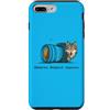 Wildlife Nature Photography Camera Lens Custodia per iPhone 7 Plus/8 Plus Osservare Rispetto Cattura Fauna Selvatica Fotografo Lupo