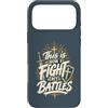 Potential Funny design Custodia per iPhone 17 Pro Max Ecco come combatto le mie battaglie Armatura di Dio cristiana