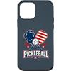 Potential Funny design Custodia per iPhone 12 mini Uomo Donna P-Ball Pickleball Player Patriotic Design