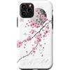 CRAZEELEBAH JAPAN INC Custodia per iPhone 11 Pro Giappone Sakura Cherry BLOSSOM MOON VINTAGE TRADIZIONALE