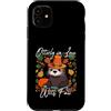 Adorable Sea Otter Animal Lover Custodia per iPhone 11 Otterly in Love with Fall Cute Sea Otter Autunno Ringraziamento