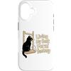 Cat Owner Funny Humor Lover Custodia per iPhone 16 Living My Best Feral Fantasy, amante dei gatti