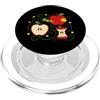 Applecore Whimsy Twee y2k Apple Graphic Apple y2k Kawaii Cute Vintage 90s Retro Brown Grunge Teen PopSockets PopGrip per MagSafe