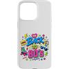 Funny Eighties 80s Costume Party Back to Custodia per iPhone 15 Pro Max Pattino a rotelle Boombox retrò vintage anni '80