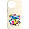 Funny Eighties 80s Costume Party Back to Custodia per iPhone 16 Pro Max Pattino a rotelle Boombox retrò vintage anni '80