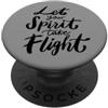 Motivational Brand For You Lascia che il tuo spirito prenda il volo ispiratore PopSockets PopGrip Adesivo