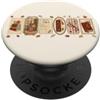 Autumn Book Reader Autunno Lettura Libro Lover Biblioteca Foglie PopSockets PopGrip Adesivo