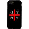 SARDEGNA 4 Mori Sardegna Bandiera retro stampa Sardegna regalo Custodia per iPhone SE (2020) / 7 / 8