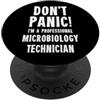 Microbiology & Lab T-Shirts & Gifts Tecnico di microbiologia PopSockets PopGrip Adesivo