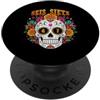 Floral Mexican Halloween Día De Los Muer Seis Syete 67 Meme Dia De Los Muertos messicano Halloween 67 PopSockets PopGrip Adesivo