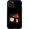 Applecore Whimsy Twee y2k Apple Graphic Custodia per iPhone 11 Pro Apple y2k Kawaii Cute Vintage 90s Retro Brown Grunge Teen