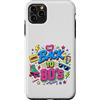 Funny Eighties 80s Costume Party Back to Custodia per iPhone 11 Pro Max Pattino a rotelle Boombox retrò vintage anni '80