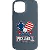 Potential Funny design Custodia per iPhone 15 Uomo Donna P-Ball Pickleball Player Patriotic Design