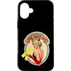 The Dirty Gringo Custodia per iPhone 16 Plus Laser Death Ray Retro Pin-Up Donna anni '60
