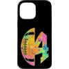 COOL FOOTBALL DESIGNS AND OUTFITS Custodia per iPhone 13 Pro Max NUMERO 4 ANNI CALCIO 4° COMPLEANNO