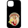 The Dirty Gringo Custodia per iPhone 15 Plus Laser Death Ray Retro Pin-Up Donna anni '60