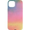 generic Custodia per iPhone 15 Plus Grafica astratta pastello arcobaleno aura