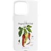 Kindness Kingdom Custodia per iPhone 15 Pro Max Piatto botanico vintage originale Red Chili