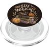 Halloween Spooky Magic Rimani magica amante dei libri di Halloween da strega PopSockets PopGrip per MagSafe