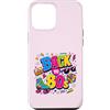 Funny Eighties 80s Costume Party Back to Custodia per iPhone 12 Pro Max Pattino a rotelle Boombox retrò vintage anni '80