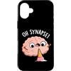 Punny Bone Custodia per iPhone 16 Plus Oh Synapse Divertente Gioco di parole
