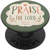 Grace And Glory Studio Lode al Signore Salmo 106 1 Versetto della Bibbia di fede cristiana PopSockets PopGrip Adesivo