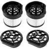 Cecotec Confezione da 2 filtri motore e serbatoio per aspirapolvere scopa Conga Rockstar 12500 Stellar. Accessori per aspirapolvere scopa - Verticale, include 2 filtri motore e 2 filtri serbatoio