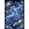 ASDFGHJKLZA Zodiaco Sagittario Puzzle 1000 Pezzi, Regalo per Amanti dei Puzzle | Puzzle 1000 pezzi, formato 70x50cm, dai 14 anni, tema Zodiaco Sagittario per gioco da tavolo divertente e regalo