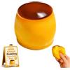 Babuman Crunchy Pudding Squishy, Realistico Asmr e carino Budino Stress Ball, Slow Rising Pallina sensoriale croccante e dalla consistenza piacevole, ideale come bomboniera per feste