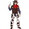 W WIDMANN MILANO Party Fashion - Costume da cowboy per bambini | Set da 4 pezzi con gilet, chaps, cappello e bandana, costume western per Carnevale, Fasching e feste a tema