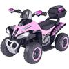 GLOBO Quad Elettrico per Bambini 8,4V Rosa