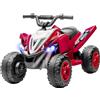 GLOBO Quad Elettrico per Bambini 12V Rosso