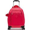 Kipling New Zea, Zaino Grande con Ruote Unisex - Adulto, True Pink, Taglia Unica