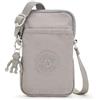 Kipling TALLY Borsa per telefono, borse per telefono, Grey Gris (Grigio)