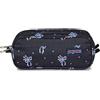 JanSport, custodia per accessori grande, spaziosa custodia con cerniera per gli oggetti essenziali di tutti i giorni, capacità 2.5 L, 28 x 14 x 9 cm - Nero petalo pastello