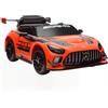 Altro Auto Elettrica Bambini 3-8 Anni Mercedes-AMG 12V con Telecomando, Luci LED, Rote