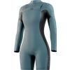Mystic Haven Longarm Shorty 3/2mm Double Front Zip Women Teal, M