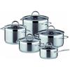Tescoma 726010 Vision Batteria Pentole, 10 Pezzi