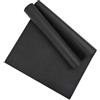 KFPOERTFGD Tappetino protettivo sportivo 120 x 60 cm, tappetino protettivo per attrezzi da fitness, tappetino antiscivolo per tapis roulant, panca e yoga, assorbe gli urti, in PVC, nero