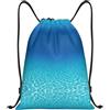 Kfjghhl Tranquil Underwater Scenery Coulisse Zaino Borsa Sport Sackpack Bulk Cinch Gym Bag Donne Uomini Bambini Sport All'aperto, Nero , S, Vacanze