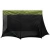 MotiveTech Tenda Auto Esterna Posteriore Portellone Tettoia Veicolo con Tessuto Oxford Rivestito Nero Spessa per Ombreggio Ventilazione Adatta, Verde Militare