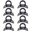 SWOOMEY Morsetto Guida Cavo Bici 8 Set in Lega di Alluminio Nero