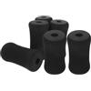 WRITWAA 6 Pezzi Copertura per Rullo per Esercizi Nero, Ricambio in Schiuma