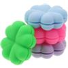 Toyvian 4 Pezzi Forma Smorzatore Silicone a Fiore di per Racchetta da | Forma Floreale Multicolore, Assorbimento Urti e Vibrazioni, per Controllo della Racchetta