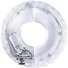 ifundom Luce Ruota Bici Luce Mozzo Bici 12 Luci RGB Bianco Plastica 300 mAh Installazione Facile per Ciclismo e Pedalata