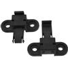 GALPADA Serratura Scorrevole Sgancio Rapido per Kayak e Canoa, Accessorio Deck Gear, PA6 Nero, 2 Pezzi, per Yacht e Kayak da Mare